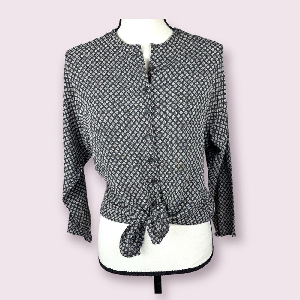 Vintage rayon blouse